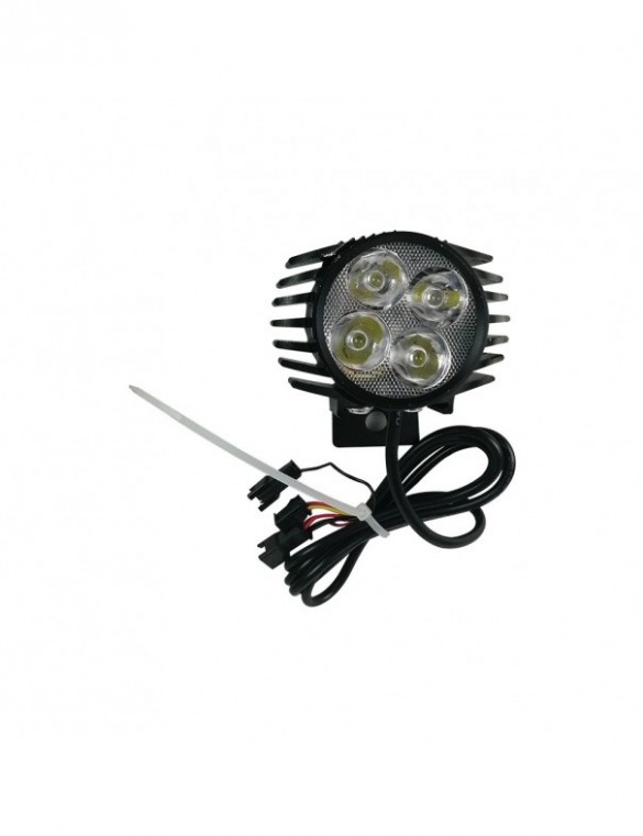 Lampe led et klaxon avant noir