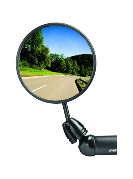 retroviseur trottinette/vélo Star 80mm tige courbée (M)