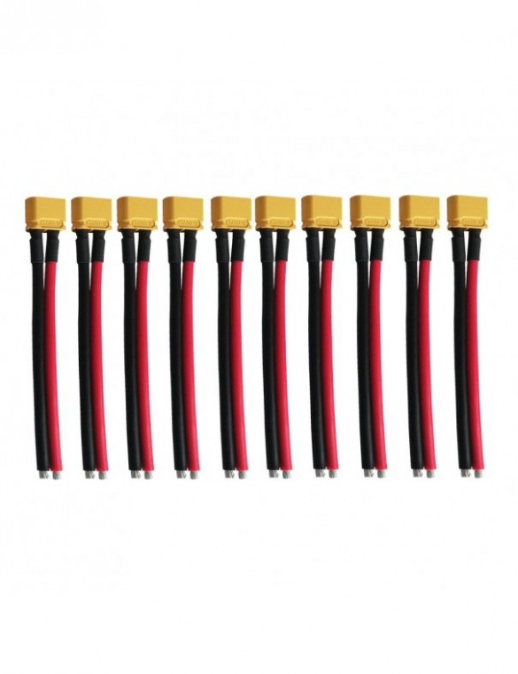 Prises XT60 male cable 10cm...