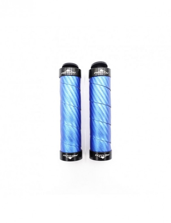 Poignées style carbone...