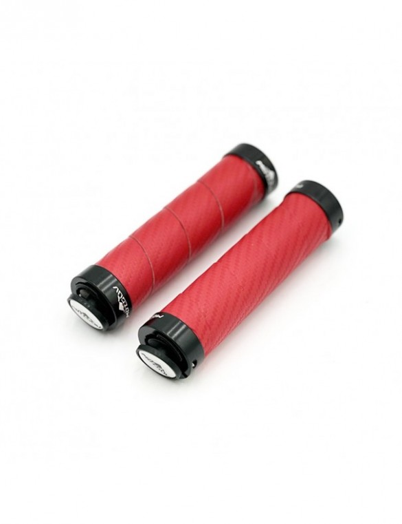 Poignées style carbone...