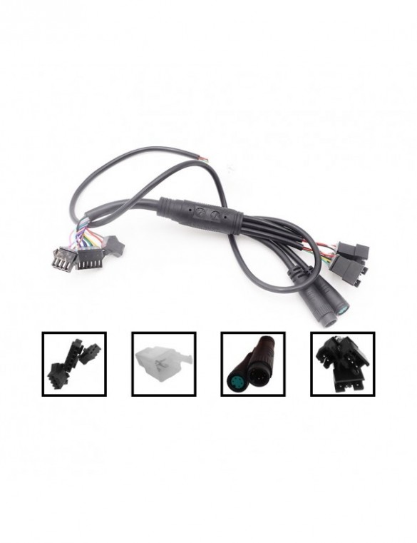 Cable data E,Cross 6 prises