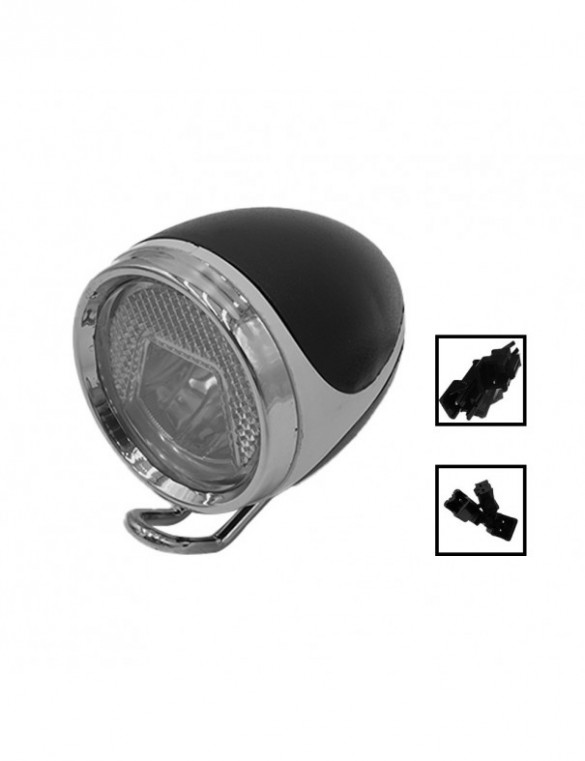 Lampe LED et klaxon chrome