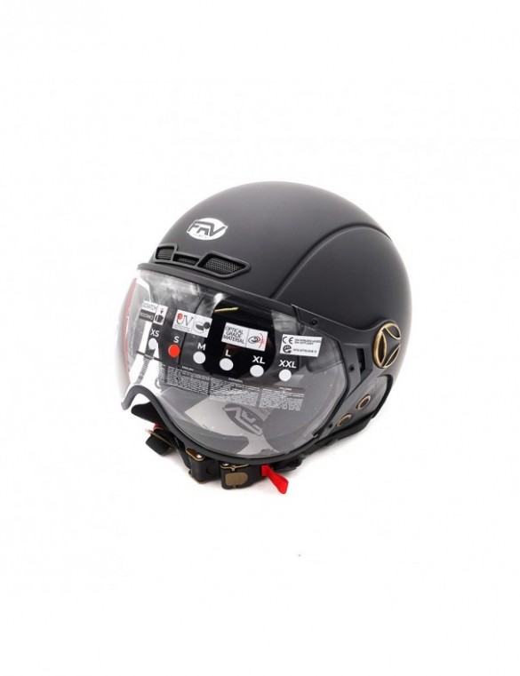 Casque JET FRV Noir Mat...